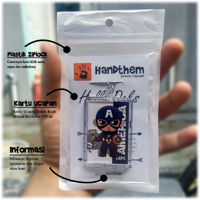 GANTUNGAN KUNCI LABUAN BAJO / Oleh-oleh Khas Labuan Bajo / 2 Sisi / PREMIUM 1