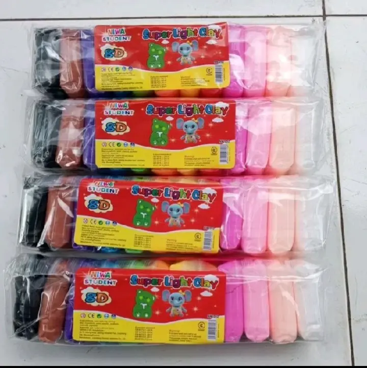 mainan clay 1 pak isi 12 pcs 1