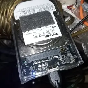 Quinton HDD SSD Case External USB 3.0 2.5Inch clear transparan SATA support up to 2TB untuk laptop pc computer Disk Kabel cover  hard hdd  enclosure laptop Komputer