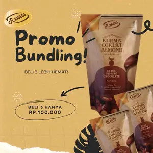 Coklat Kurma Almond Promo Special Bundling Rp 110 K