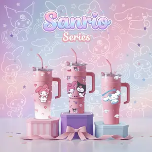COD Tumbler Sanrio Series MSVLL (1200ml) Ready Stock — Tumbler Jumbo dengan Sedotan, Kapasitas Besar, Desain Menarik, Praktis untuk Mobil, Kantor, Rumah, dan Olahraga  N110 X392 X394 X396 X397
