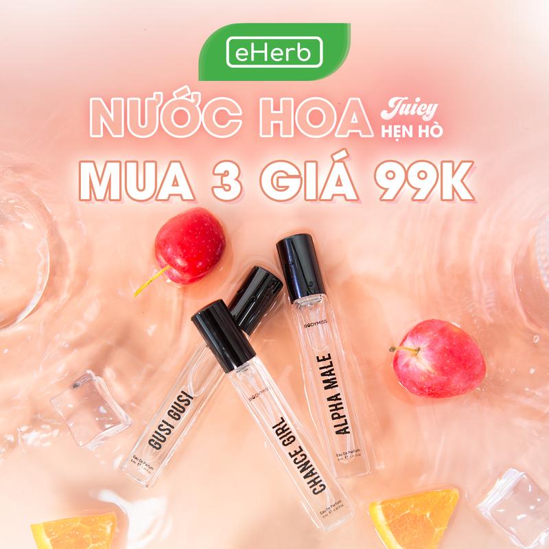 [MUA 3 GIÁ 99K] Nước Hoa Cho Nữ Thơm Lâu EHERB - Nước Hoa Chiết Chính Hãng BODYMISS - Nước Hoa Nam Sang Trọng - Nước Hoa Việt Nam -  Perfume Cosmetic Women Fragrance Mỹ Phẩm - Hair Mist Xịt Tóc Nam Chính Hãng