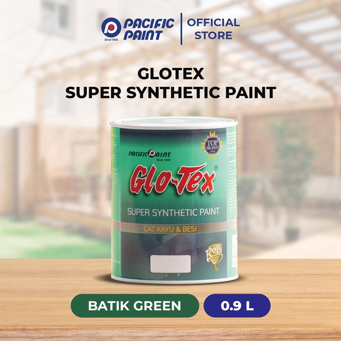 Gambar Glotex Super Synthetic Paint-Cat (Kayu & Besi)- BATIK GREEN-0.9liter dari Pacific Paint Indonesia Kota Tangerang Tokopedia