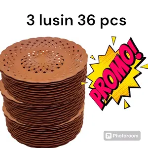 promo 3 lusin piring rotan plastik isi 36 pcs bahan lentur Kitchenware ingka piringkeranjang