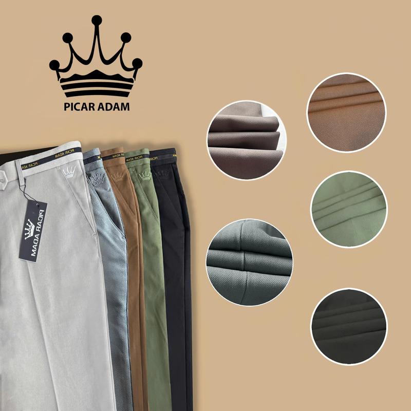   Picar Adam  Quần âu cao cấp Vải 79 co dãn 3 chiều. Form suông đứng tôn dáng che đi khuyết điểm Menswear Nam Pants 