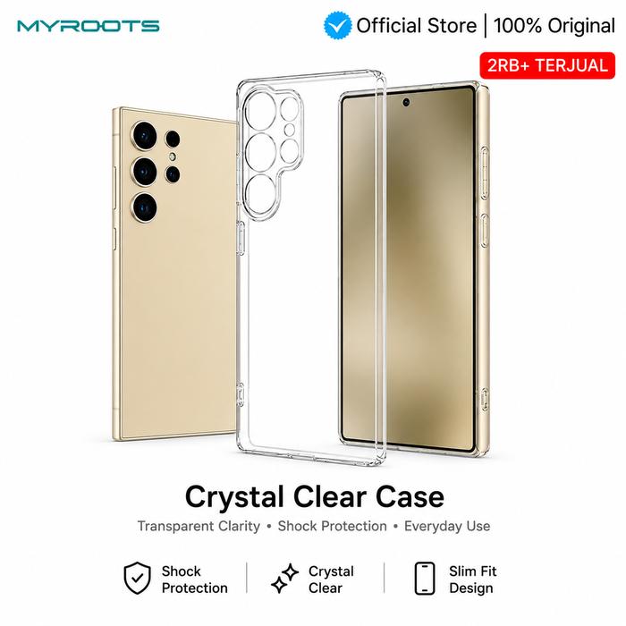 Gambar Myroots Clear Case Untuk Samsung S26 S25 S24 S23 Ultra Plus Fe+ Edge 5G Series Soft Tpu Casing - SAM S23 dari Myroots store Kota Administrasi Jakarta Barat Tokopedia