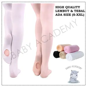 Update Legging Stocking Ballet Convertible Transition Tights Anak Tebal Impor
