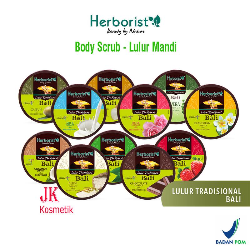 Herborist Lulur Bali Body Scrub Tradisional 100gr Tubuh - Shop | Tokopedia