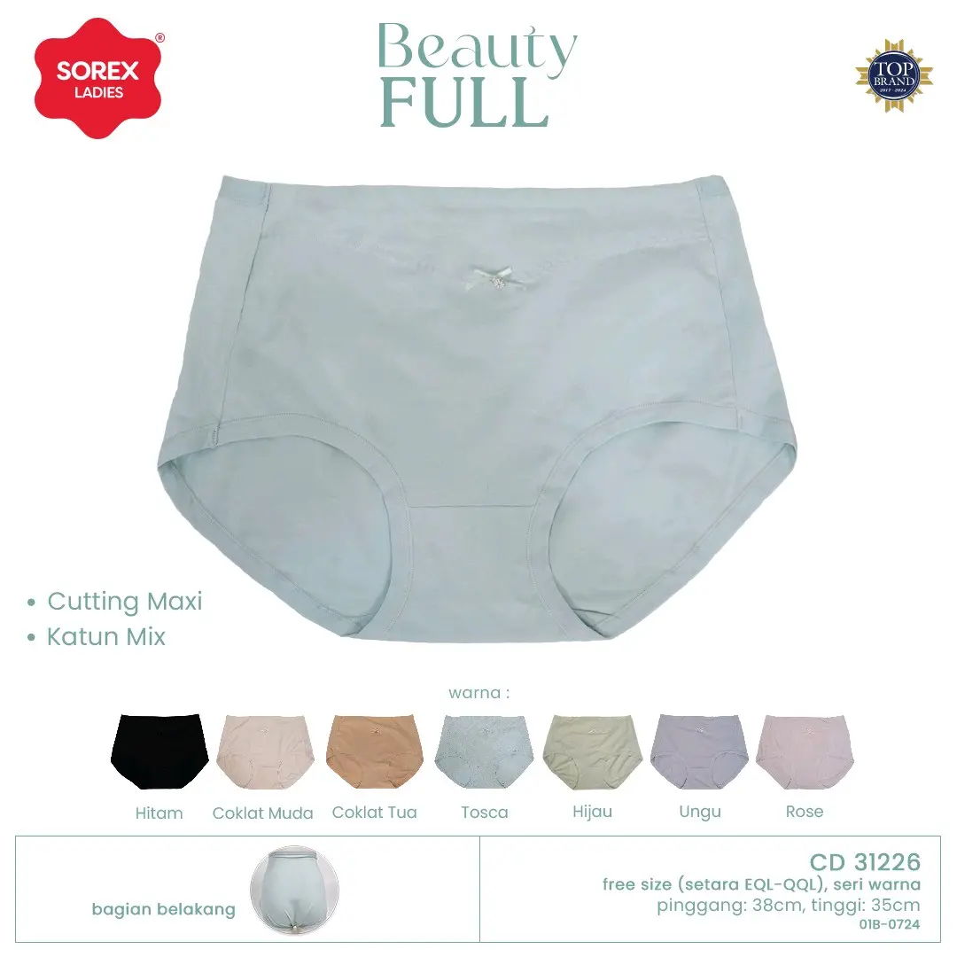 Cd Sorex Beauty Full 31226 maxi ukuran freesize Wanita  Katun setara 3L-4L