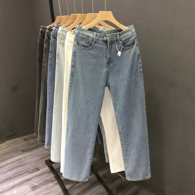 [ Menback] - Quần jean nam baggy 4 màu xanh, đen, xám, trắng Menswear Pants Có Túi
