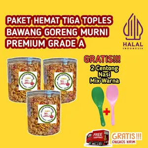 Bawang Goreng Super Grade A tanpa campuran tepung