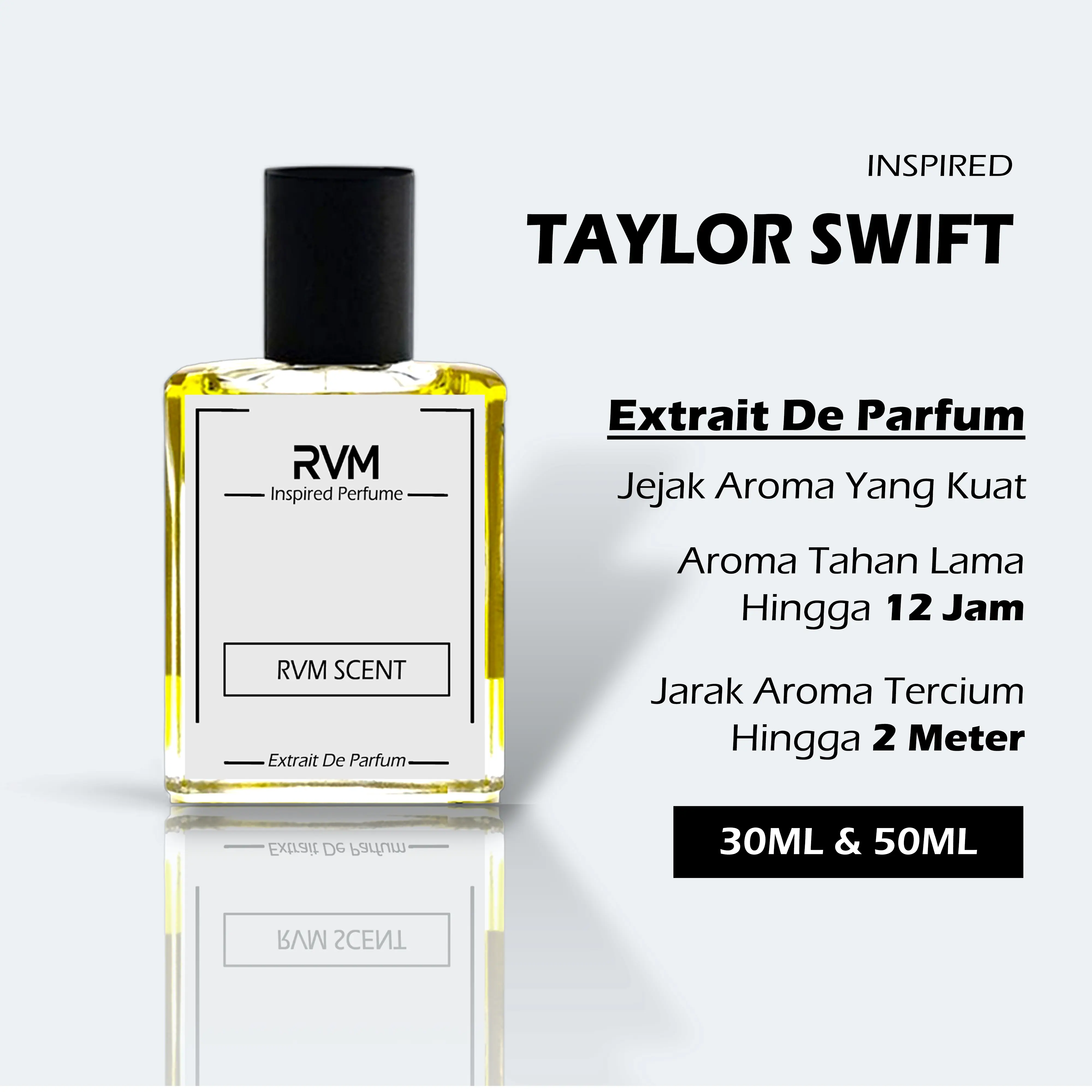 RVM Parfum Wanita Taylor Swift  Wangi Tahan Lama Extrait De Parfum 30 ML 50 ML Elegant Perfume