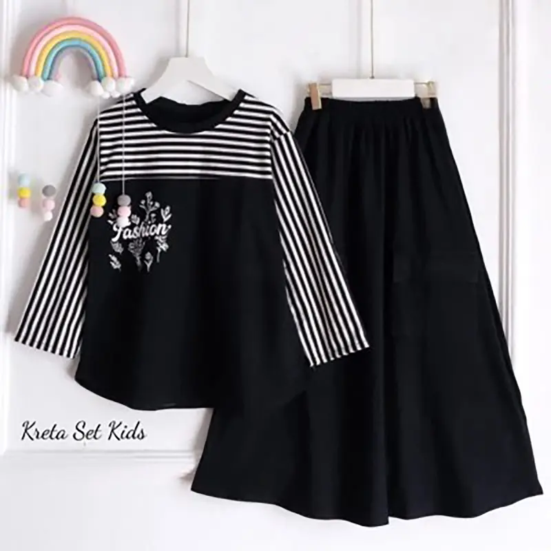 Hashiva Kids - Pakaian Anak Perempuan Set Krate Kids M / L / XL / XXL 0
