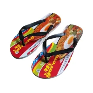 Sandal Jepit Motif Indomie Sendal Japit Polos Indo Mie Dewasa dengan Desain Unik dan Nyaman untuk Penggunaan Sehari-hari Pria Wanita