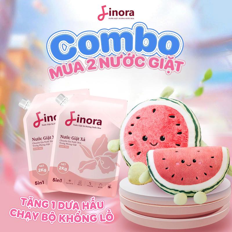 Deal Sốc- Mua Là Có Quà Combo 2 túi nước giặt tặng 1 gấu Dưa Hấu Khổng Lồ - Mùi hương Rosé Mystique sang trọng - Chuyên Gia Nước Hoa Trong Phòng Giặt