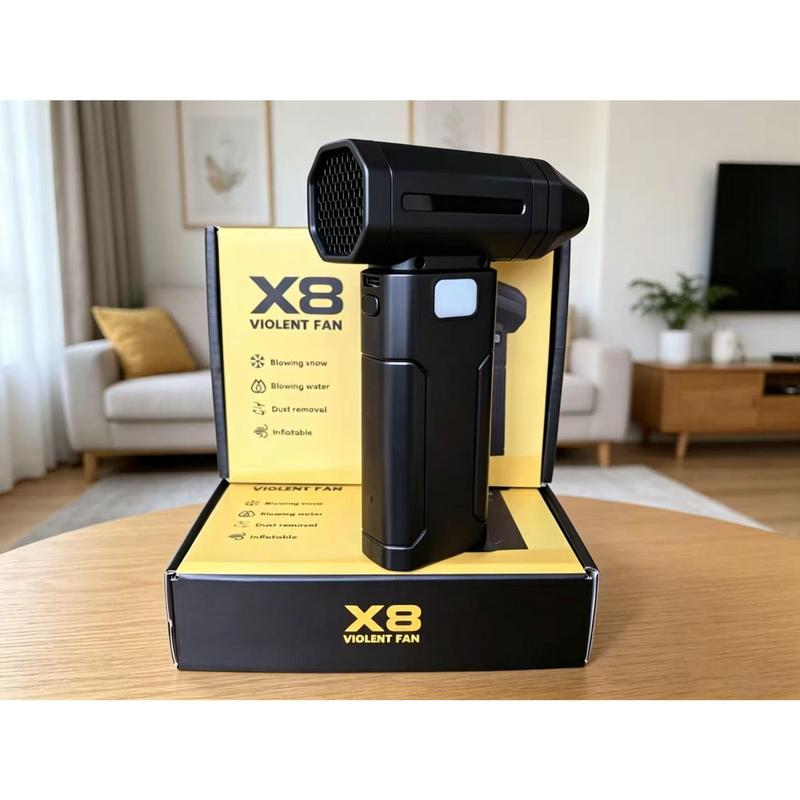 "MÁY THỔI TURBO CẦM TAY - TỐC ĐỘ 100.000 VÒNG/PHÚT: 5 cấp gió, pin 6000mAh, màn…