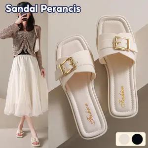 Sandal slop wanita / sandal teplek fashion / sandal casual