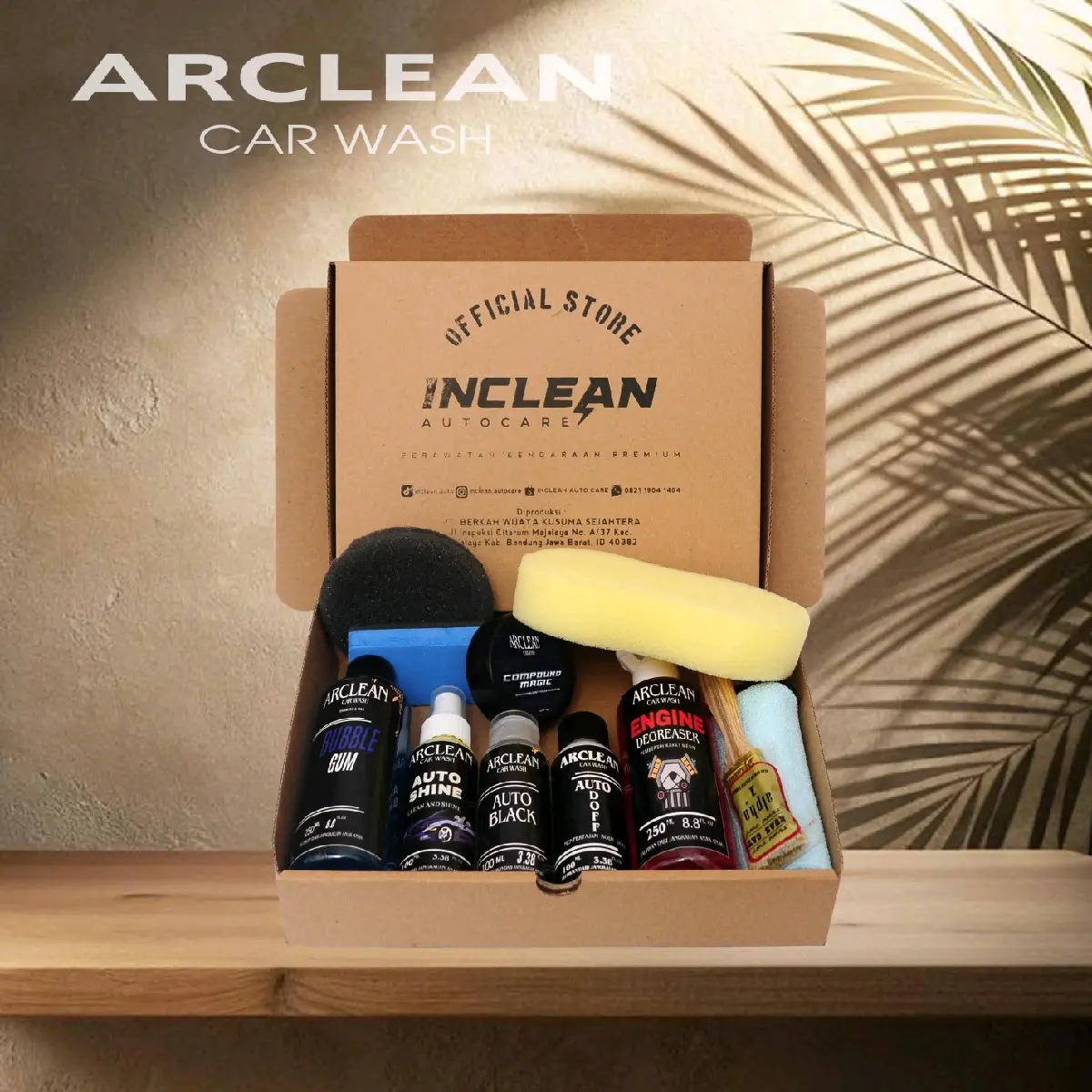 PAKET 6 BOTOL SHAMPOO CUCI KENDARAAN SUPER LENGKAP  FULL BODY by ARCLEAN37 car wash Pembersih  motor Pengkilap Body Penghilang karat pada kendaraan