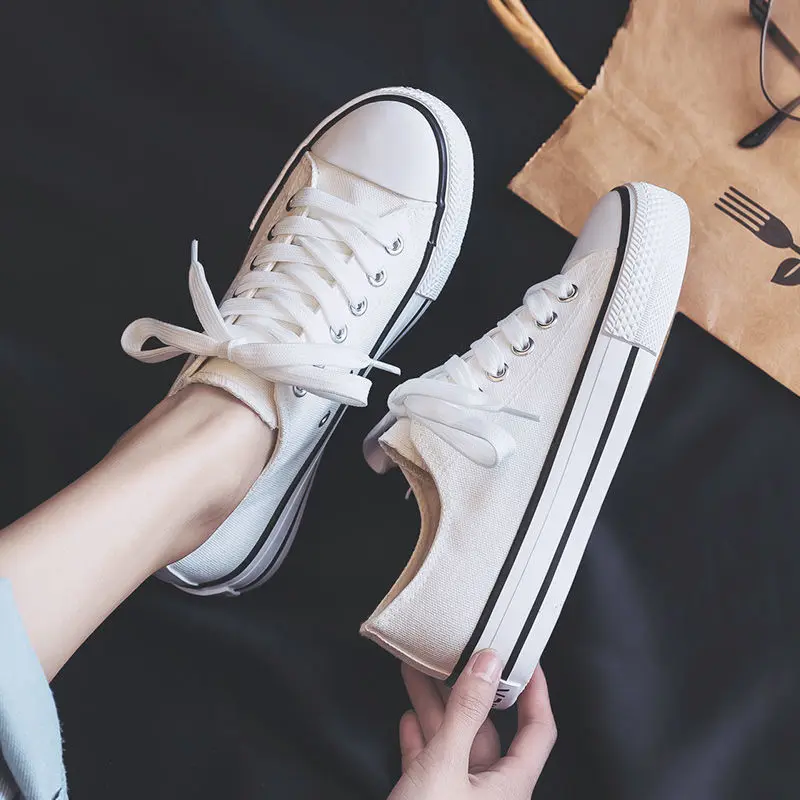 KOII "Free Box" (Size 36 - 41) Aerin Sepatu Wanita Canvas Bertali kasual Fashion Import Korea shoes 3