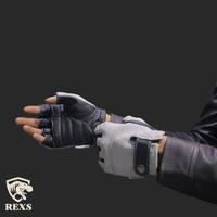 Gambar Sarung Tangan Kulit Asli Half Finger Pria Wanita Grey Black - Rexs Glove - M dari Rexs Official Kota Administrasi Jakarta Selatan 4 Tokopedia
