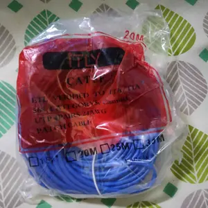 Suksestech Kabel Lan 20M Cat 5 / Kabel VTP 20 Meter Pabrikan High Quality Putih