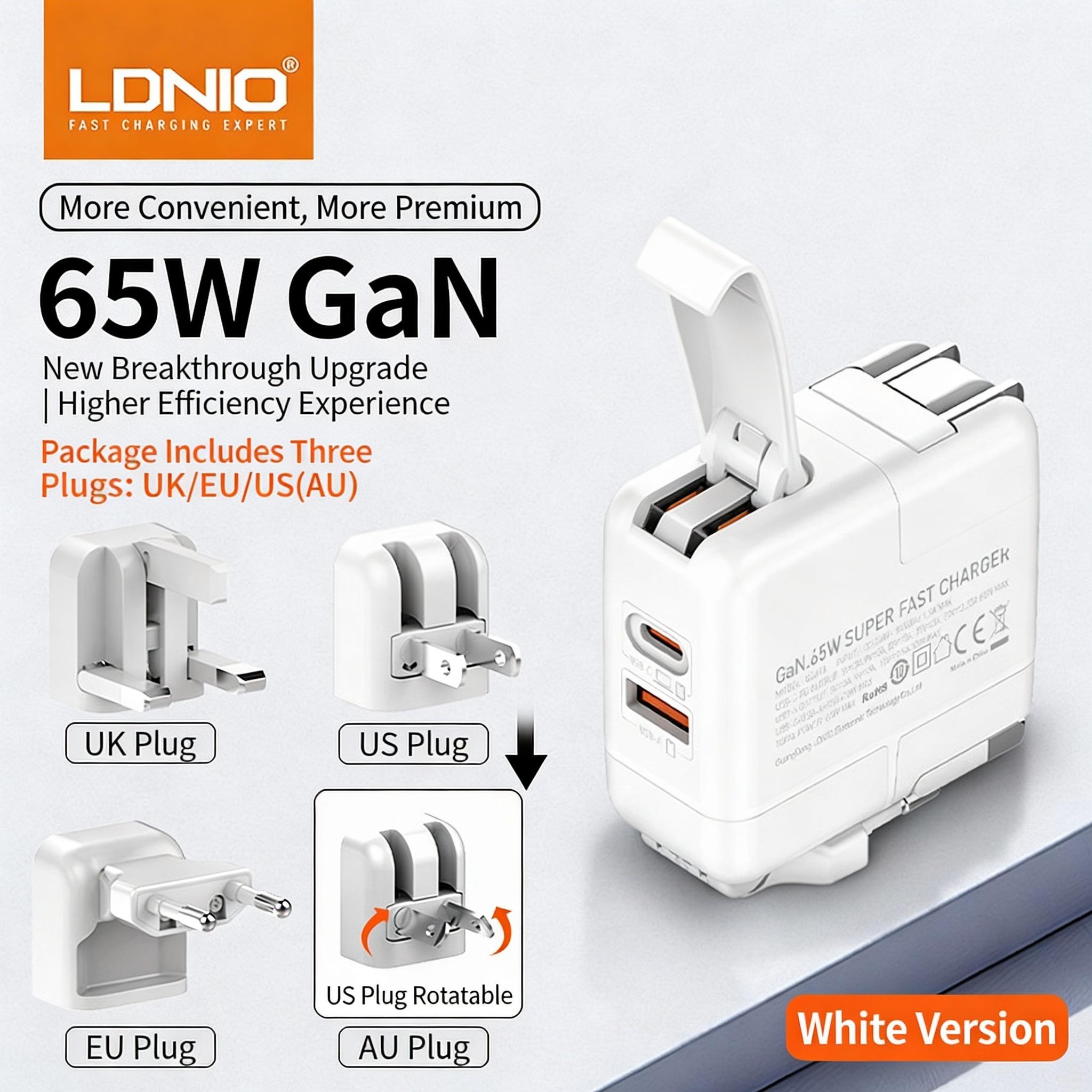 Charger PD 65W GaN iPhone 15/16 Asli | Fast Charging GaN USB-C Power Adapter for iPhone 15/16