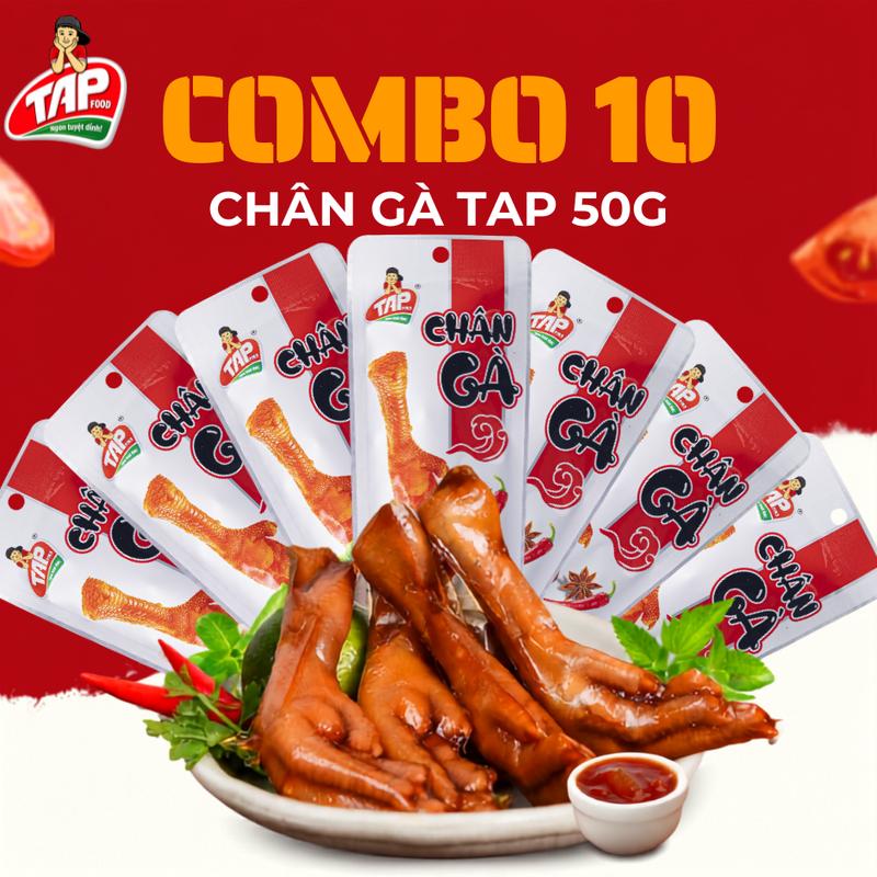 Chân Gà T.A.P Food 50g Loại To Giòn Dai Thơm Ngon Đảm Bảo An Toàn Vệ Sinh Hương…