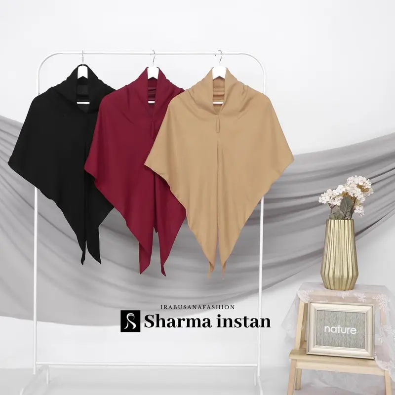 Hijab Instant IBF Jilbab Segitiga Simpel 1