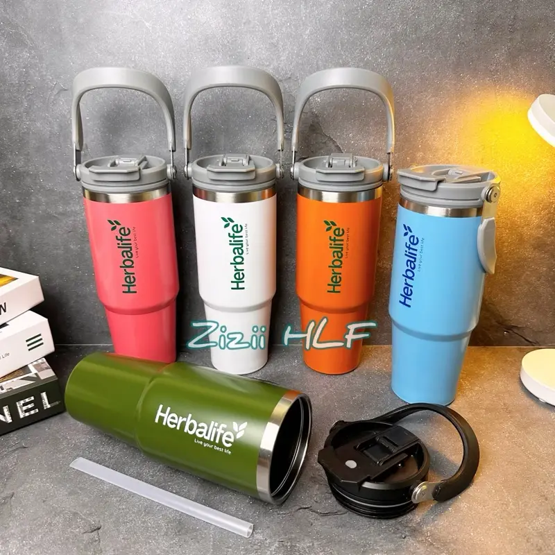 Tumbler HLF stainless premium 900 ml dengan sedotan 1