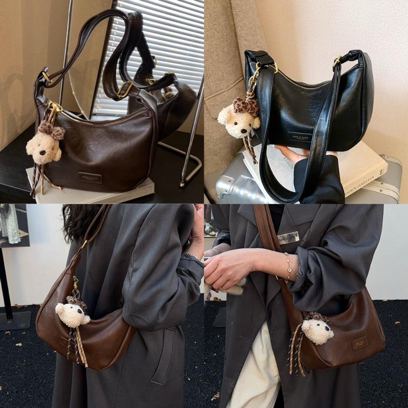 Da Co Giãn Cao Cấp Túi Bao Tử LUNA STORE da mềm size 25cm đeo vai đeo chéo đơn giản hàng ngày đi chơi