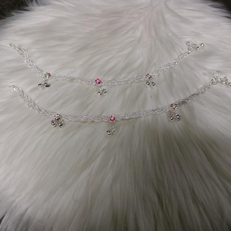 Kolusu (Anklets) - Adults (25cm) - 10 inch (standard size) - please measure your ankle before order - fit upto 25cm only 2
