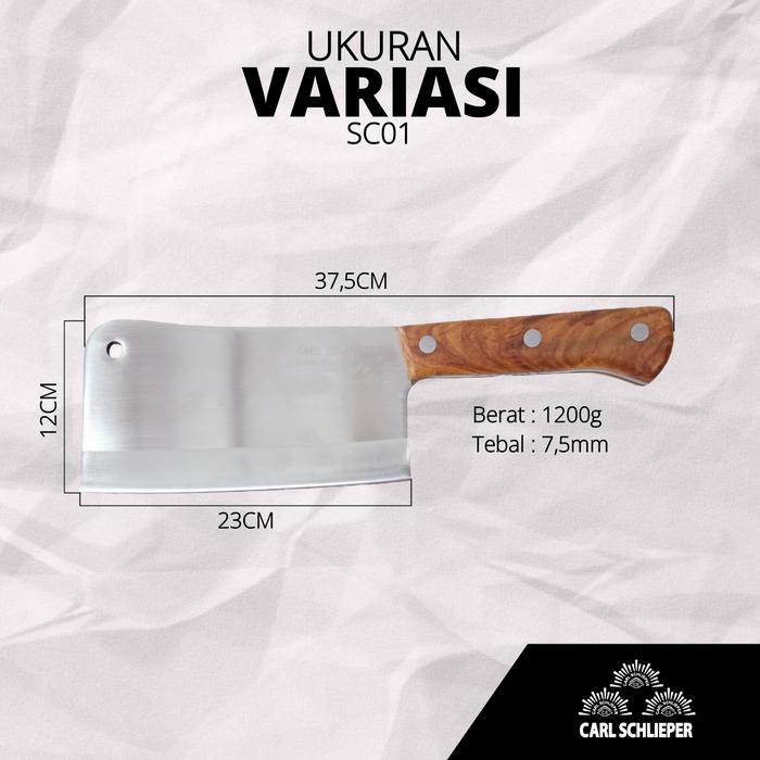 Gambar PISAU DAGING GOLOK DAGING PISAU TULANG MATA CARL SCHLIEPER GERMAN - CS01 1200 dari Carl Schlieper Tools & Knifes Kab. Tangerang 4 Tokopedia