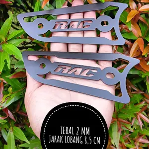 Temeng knalpot FIZ R,SATRIA,TORNADO,ALFA,SIGMA DLL ORIGINAL RAC RACING EXHAUST