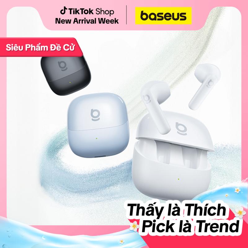 HOT NEW Tai nghe Bluetooth True Wireless Bass BS1 NC - Âm thanh Hi-res LDAC chống ồn chủ động pin 40 giờ kháng nước IP55 kết nối Bluetooth 6.0 đàm thoại rõ nét