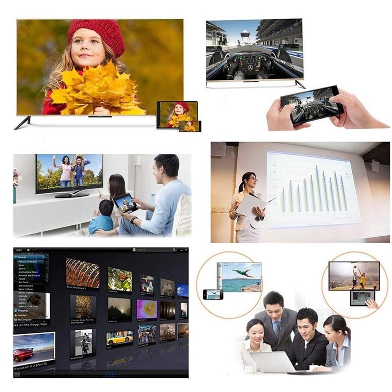 Bộ Thu màn hình Wifi, Anycast M9 Plus, Chức năng Casting, Tương thích với máy tính và máy chiếu, Miracast HDMI TV Stick, Tương thích với SeaSpark, M4 / M2 Plus 7