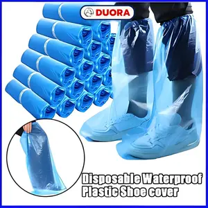 [50 Pasang] Sarung plastik pelindung sepatu anti hujan banjir anti air | Jas Hujan Sepatu Waterproof | Cover Shoes