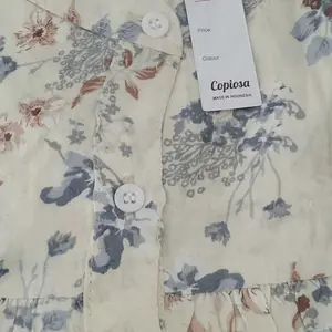 gamis wanita muslim rayon syifa Dress lengan balon