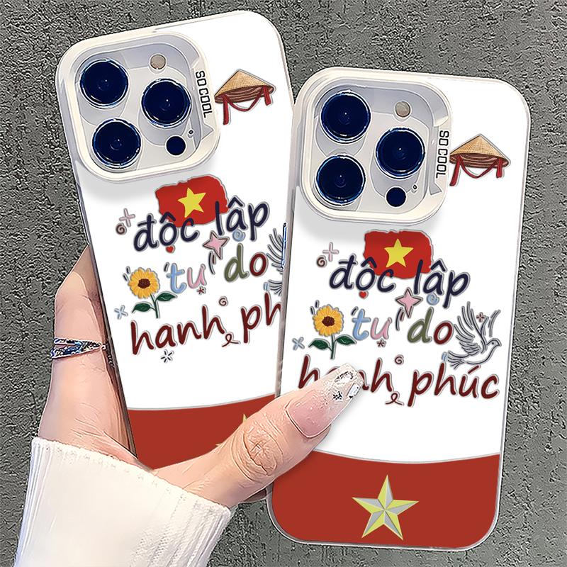 Ốp Lưng, Họa Tiết Chữ Và Hoa Ngôi Sao Năm Cánh Đơn Giản, Dành Cho iPhone Xs Max, Xr, Xs, 8 Plus, 7 Plus, 11 Pro Max, 12 Pro Max, 13 Pro, 11 Pro Max, Chống Sốc, Ốp Bảo Vệ
