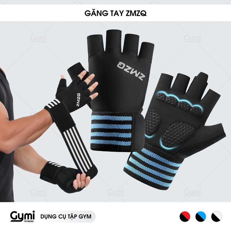 Găng Tay Thể Thao Chống Trơn Tập Gym Nam Nữ Có Quấn Cổ Tay SND