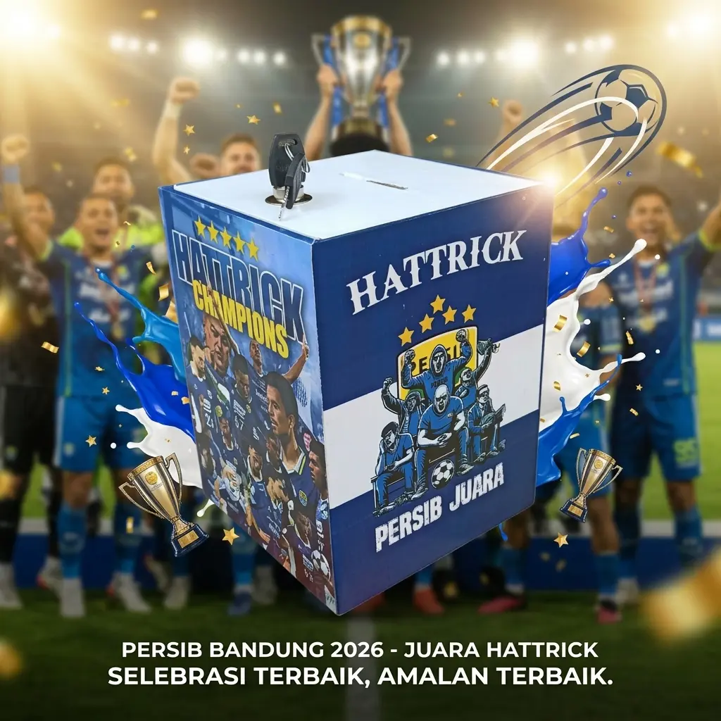 CELENGAN MOTIF PERSIB JUARA UKURAN JUMBO 20X15 CM
