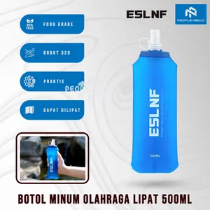 ESLNF Botol Air Minum Lipat Lari Running Water Bag 500 Ml
