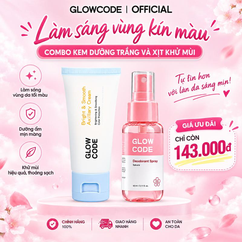 Combo Kem Body và Xịt Khử Mùi 48H Giảm Mùi Hôi Giảm Thâm Nách Khuỷu Tay Đầu Gối Dưỡng Ẩm