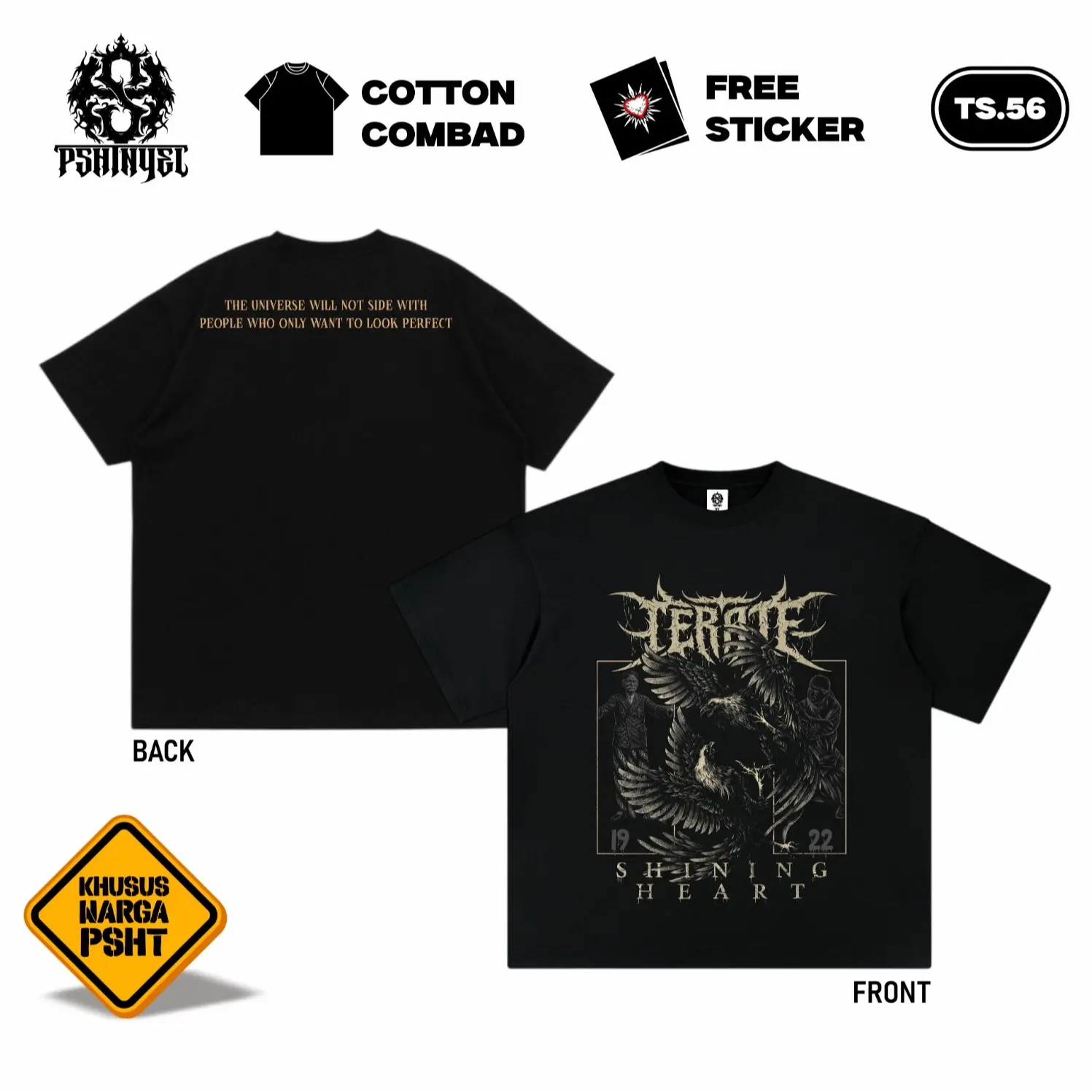 KAOS SHININGHEART TERATE MAS TARMADJI