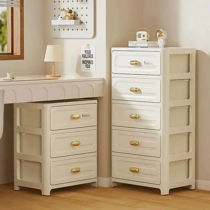 Bàn đầu giường Xinh đẹp tủ quần áo mini 3-6tầng tủ đựng đồ ăn vặt Ngăn kéo dày tủ nhựa đa năng/tủ sách/tủ nhựa đựng quần áo 3