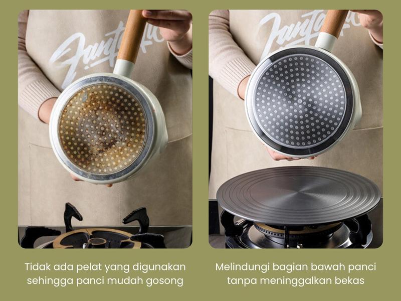 Alas Panci Anti Gosong Plat Panci Tatakan Panci Tebal Murah