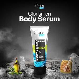 Clorismen Men’s Body Serum 50ml – Body Lotion Pria Mencerahkan Kulit Belang | Niacinamide, Olive Oil, Honey | Melembapkan & Lindungi Kulit