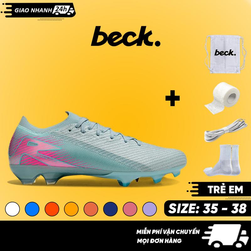  Giày Bóng Đá Trẻ Em Me Cua Ri Ồ Va Pô 16 Elite Cổ Lửng Đế Đinh FG Bám Sân Các Màu Sắc Sân Cỏ Tự Nhiên 