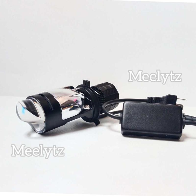 Lampu utama Led RTD M01X Mini Projector H4 cut off motor mobil 4