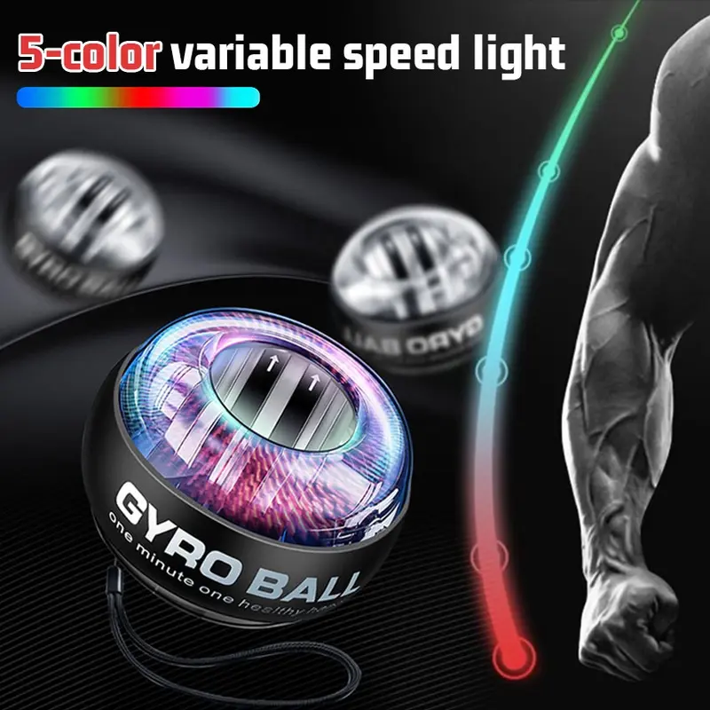 Power Wrist Ball Alat Latihan Tangan Wrist Ball Gyro Spinner Exercise - OUT180 2