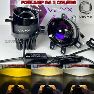 ORIGINAL VINYX BILED FOGLAMP Q4 3 WARNA / ALL WHEATHER 3 INCHI BLUELENS FOGLAMP PROJECTOR HIGH LO PNP TOYOTA HONDA UNIVERSAL